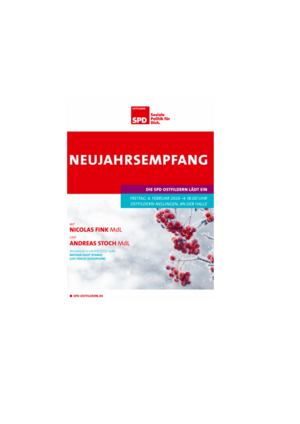 Bild zum Neujahrsempfang am 06.02. um 18:00 in Nellingen An der Halle